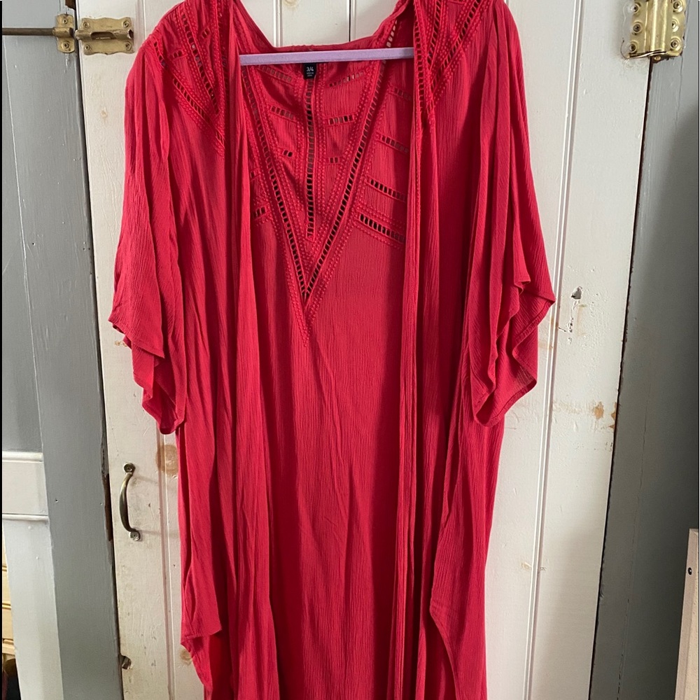 Torrid Red Kimono